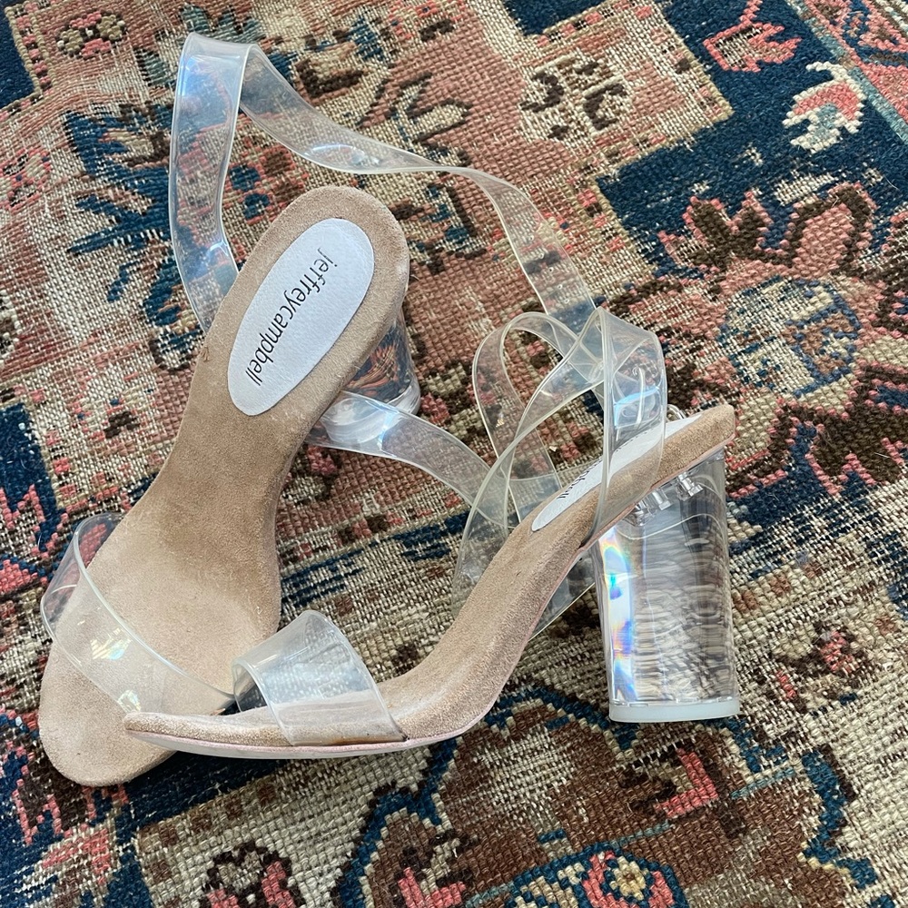 Lucite heels!